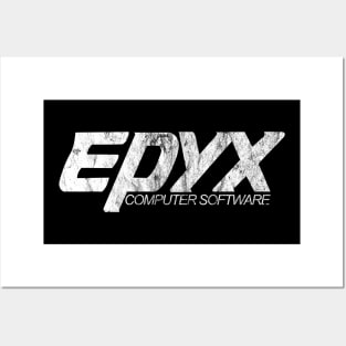 Retro Video Games Epyx Software Vintage Logo Posters and Art